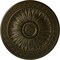 Ekena Millwork Randee Ceiling Medallion (Fits Canopies up to 3 7/8"), Hand-Painted Green Gold, 20"OD x 1 3/8"P CM20HAGGS - alternate 1